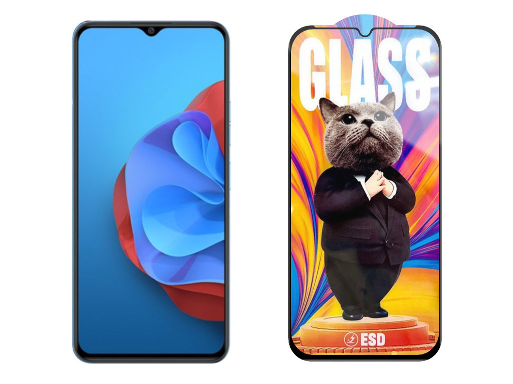 Levně 3D Ochranné tvrzené sklo na Coolpad Cool 20S - Mr. Cat ESD