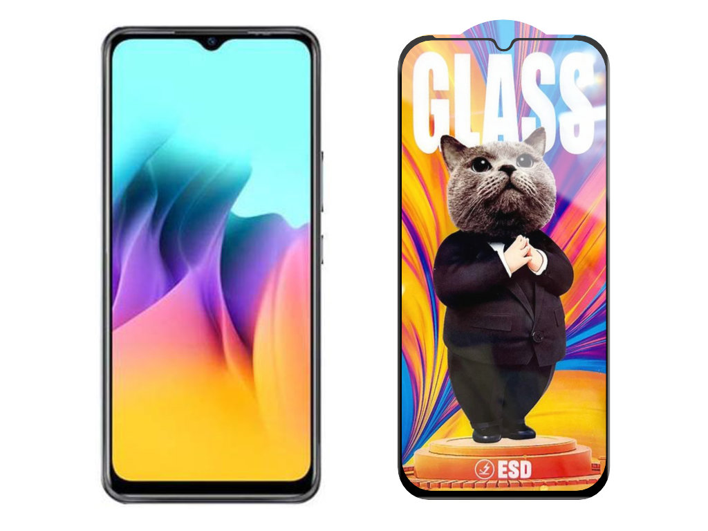 Levně 3D Ochranné tvrzené sklo na itel A58 - Mr. Cat ESD