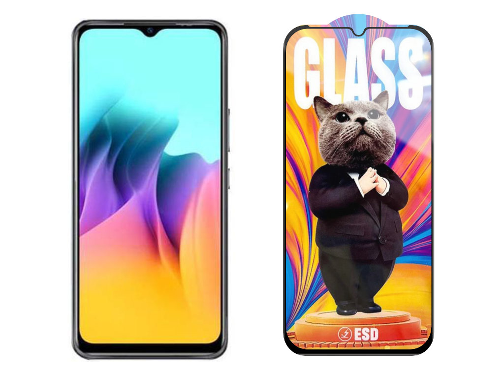 Levně 3D Ochranné tvrzené sklo na itel A58 Pro - Mr. Cat ESD