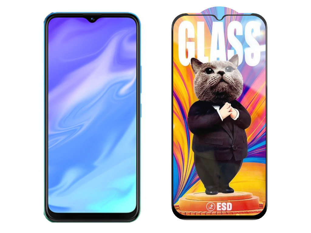 Levně 3D Ochranné tvrzené sklo na itel P37 - Mr. Cat ESD