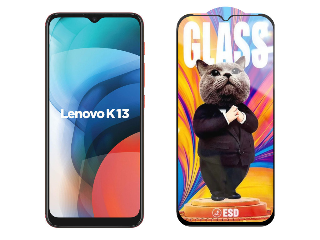 Levně 3D Ochranné tvrzené sklo na Lenovo K13 - Mr. Cat ESD