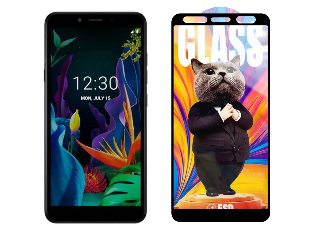 Levně 3D Ochranné tvrzené sklo na LG K20 2019 - Mr. Cat ESD