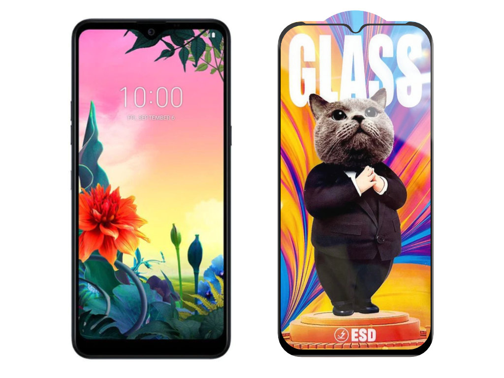 Levně 3D Ochranné tvrzené sklo na LG K50S - Mr. Cat ESD