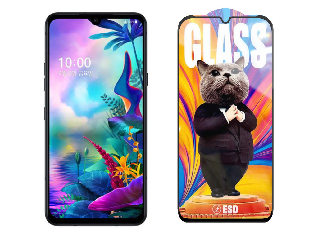 Levně 3D Ochranné tvrzené sklo na LG V50S ThinQ 5G - Mr. Cat ESD