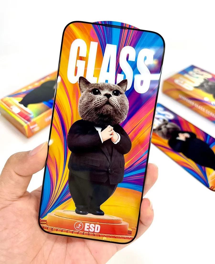 Levně 3D Ochranné tvrzené sklo na Ulefone Note 16 Pro - Mr. Cat ESD