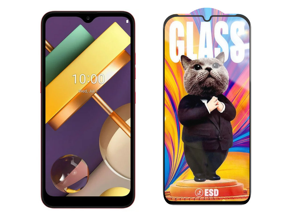 Levně 3D Ochranné tvrzené sklo na LG K22 - Mr. Cat ESD