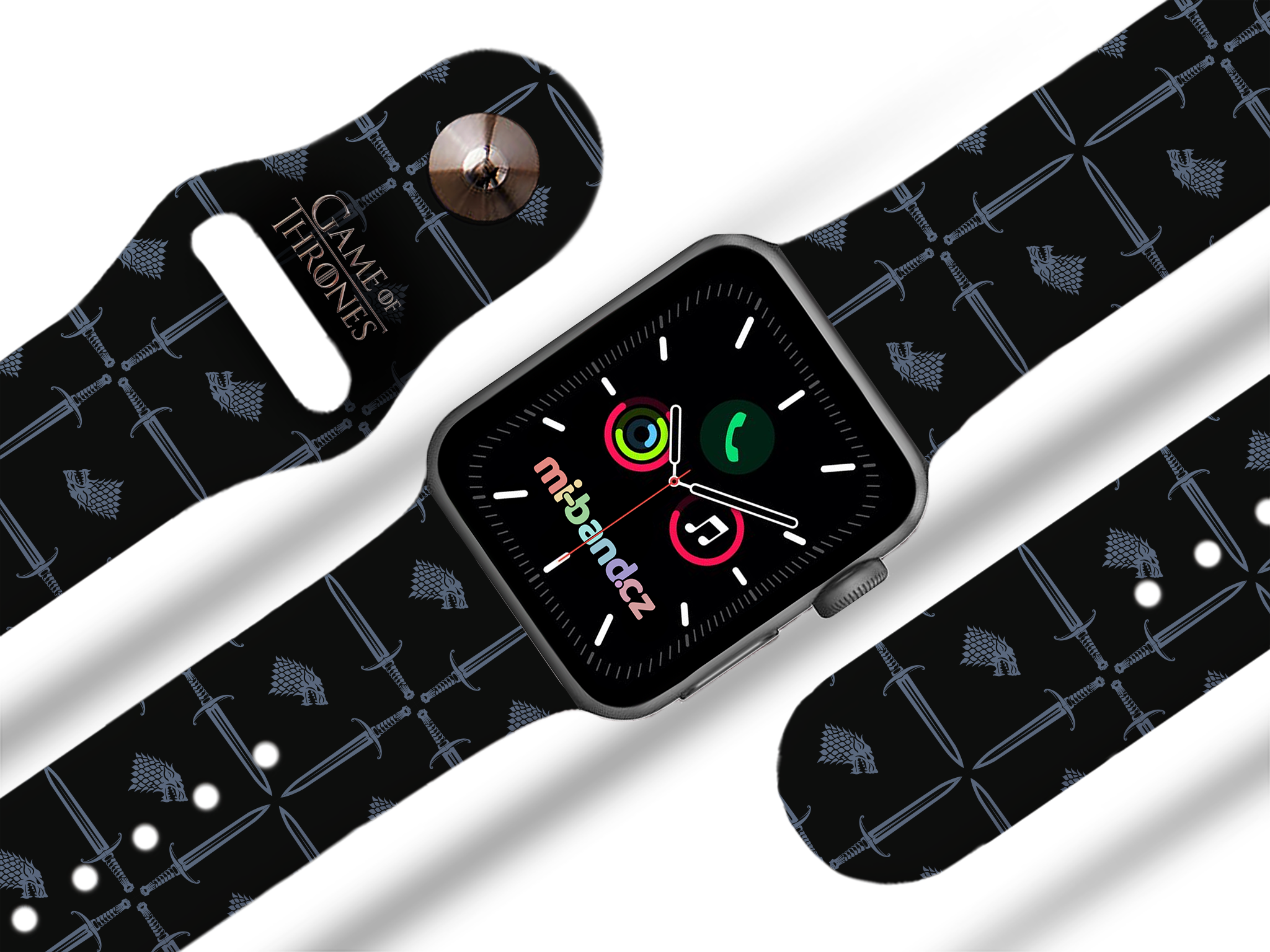 Apple watch řemínek GOT 13 - rod starků 3 - 42/44/45/49mm