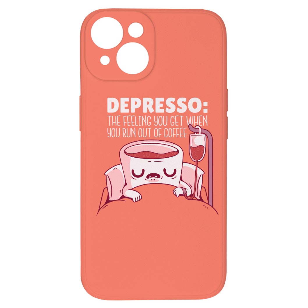 Levně Kryt Depresso pro iPhone 15