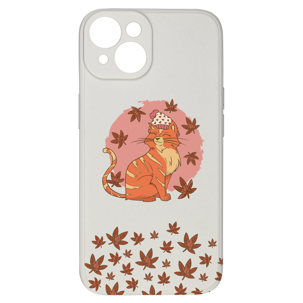 Kryt Kočka v listí pro iPhone 15