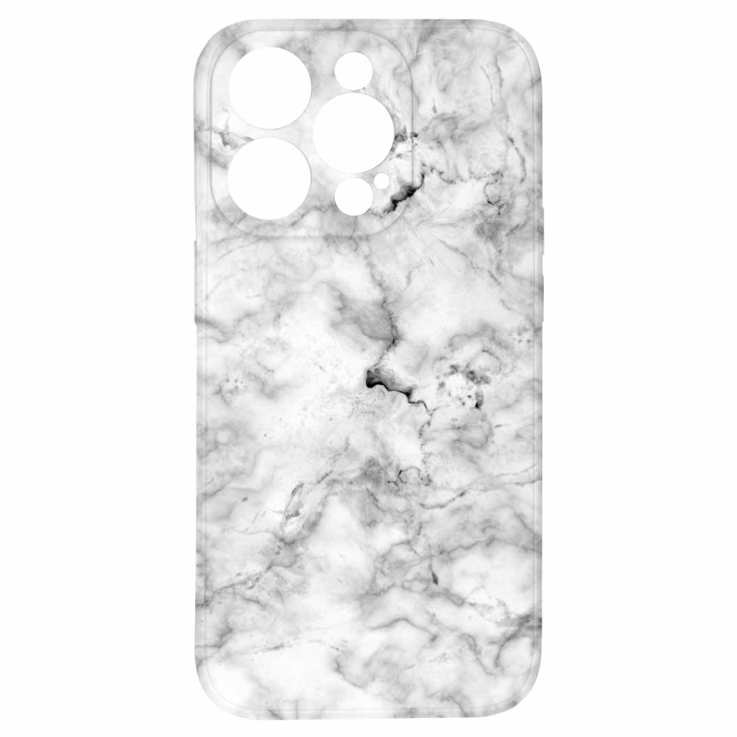 Levně Kryt Šedý mramor pro iPhone 15 Pro