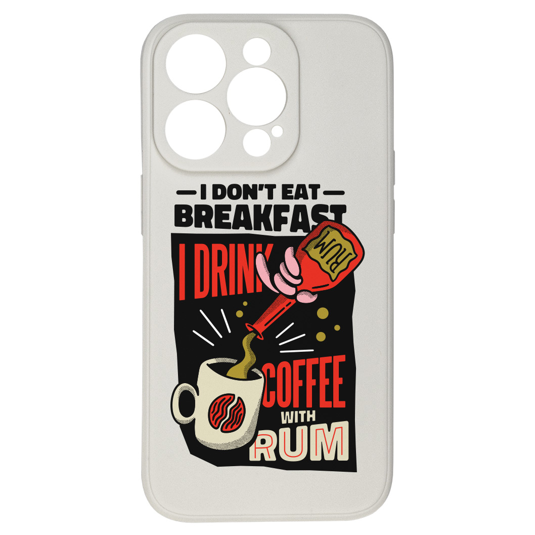 Levně Kryt I don't eat for breakfast pro iPhone 15 Pro