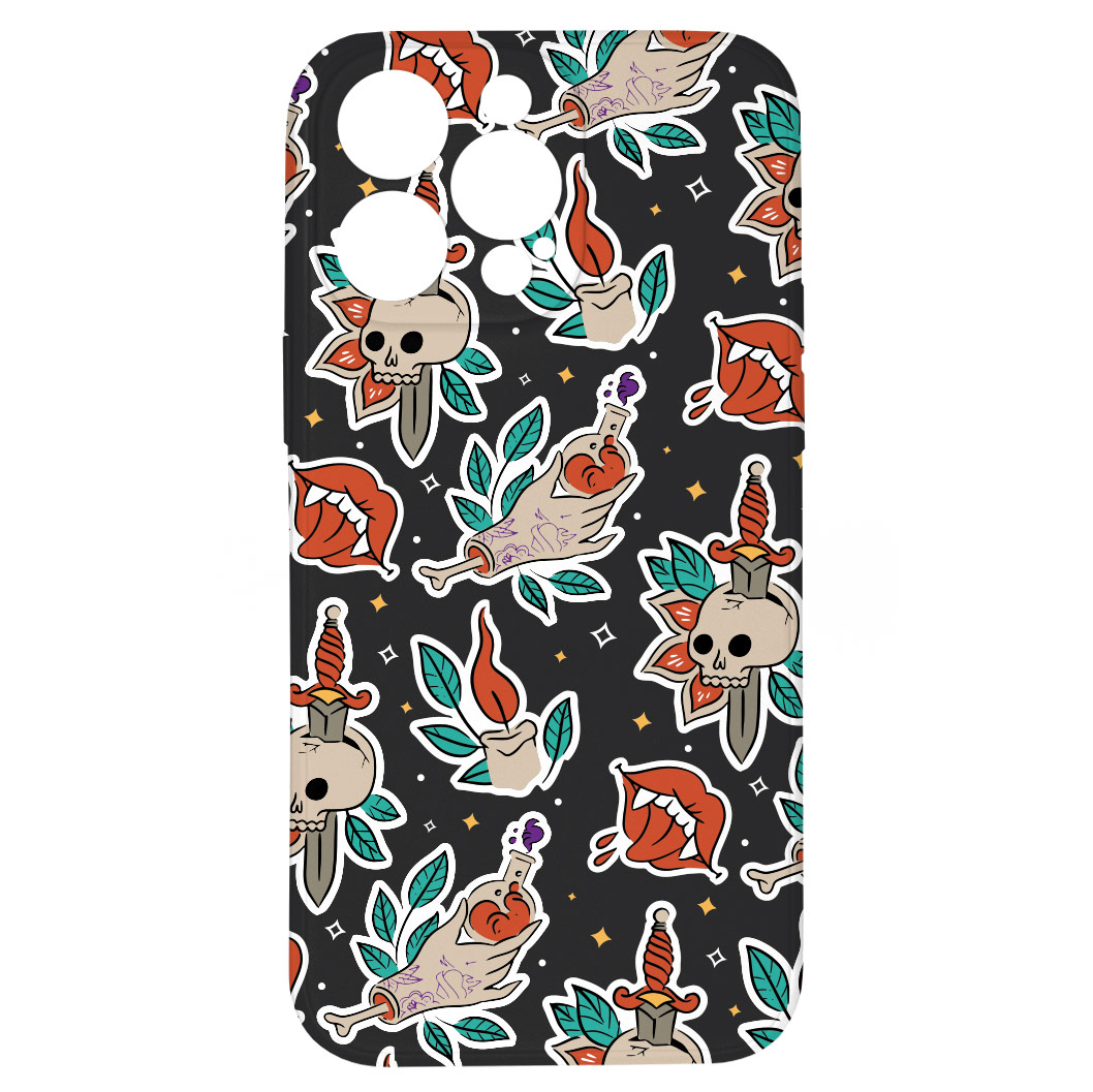 Levně Kryt Samolepky halloween pro iPhone 15 Pro