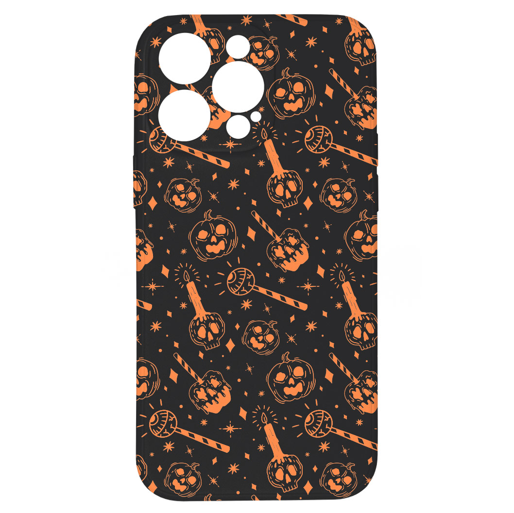 Levně Kryt Strašidelné dýně pro iPhone 15 Pro Max