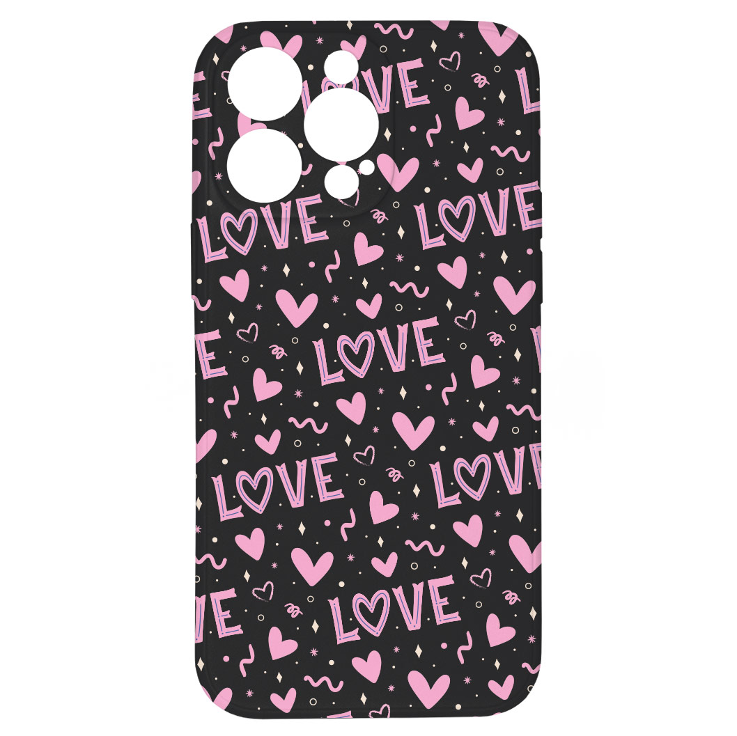 Levně Kryt Love černý pro iPhone 15 Pro Max