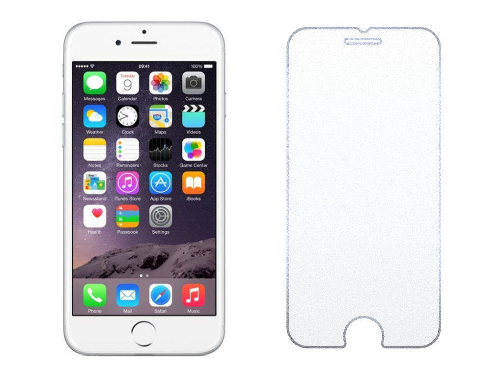 2.5D Ochranné tvrzené sklo na iPhone 6P/7P/8P