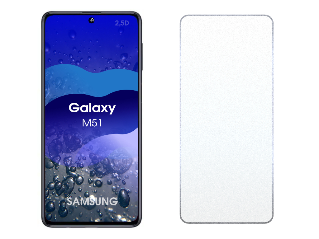 Levně 2.5D Ochranné tvrzené sklo na Samsung Galaxy M51