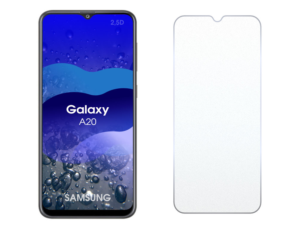Levně 2.5D Ochranné tvrzené sklo na Samsung Galaxy A20/A30/A50
