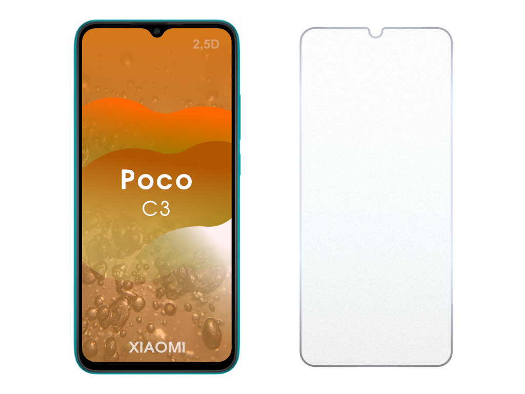 Levně 2.5D Ochranné tvrzené sklo na Xiaomi Poco C3