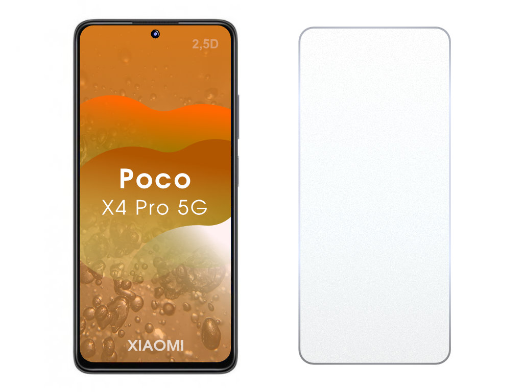 Levně 2.5D Ochranné tvrzené sklo na Xiaomi Poco X4 Pro 5G