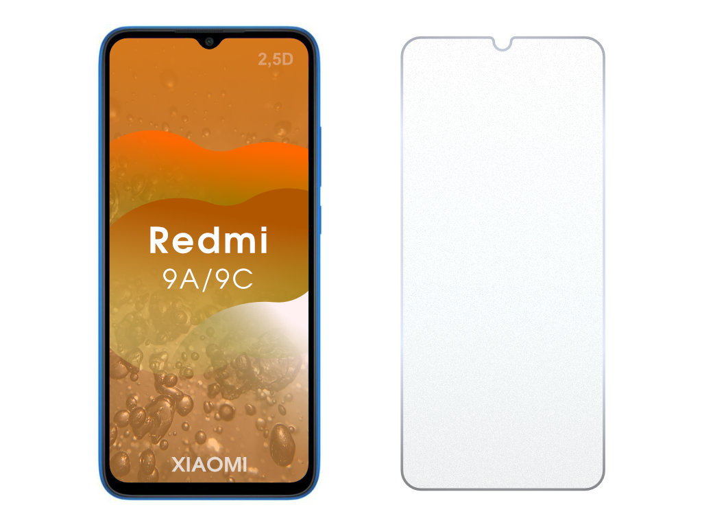 Levně 2.5D Ochranné tvrzené sklo na Xiaomi Redmi 9A/9C