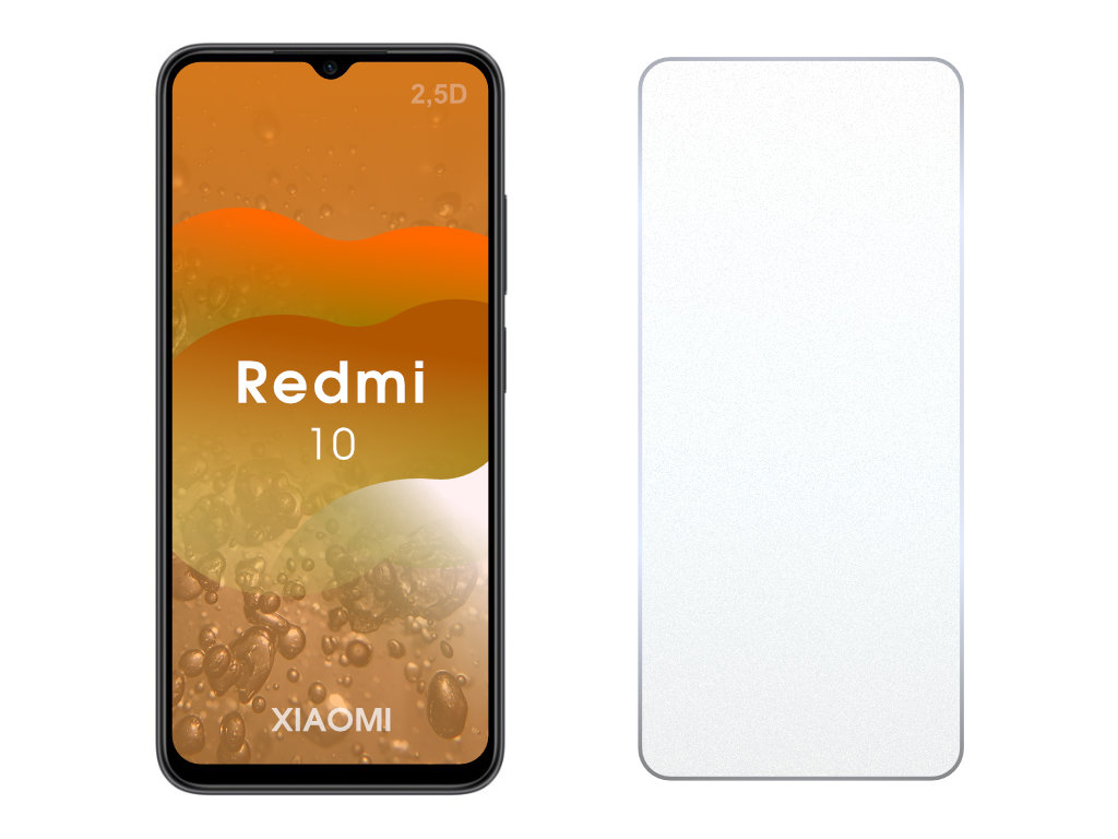 Levně 2.5D Ochranné tvrzené sklo na Xiaomi Redmi 10