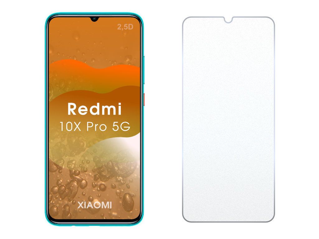 Levně 2.5D Ochranné tvrzené sklo na Xiaomi Redmi 10X Pro 5G