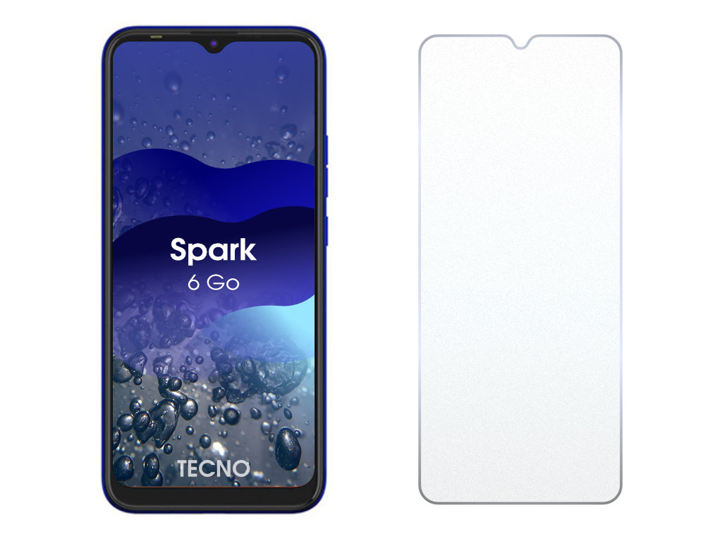 2.5D Ochranné tvrzené sklo na Tecno Spark 6 Go