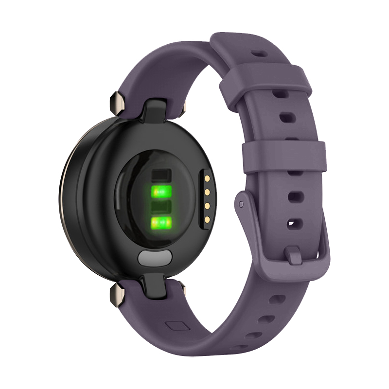 Levně Silikonový řemínek s přezkou pro Garmin Lily Barva náramku: Fialová