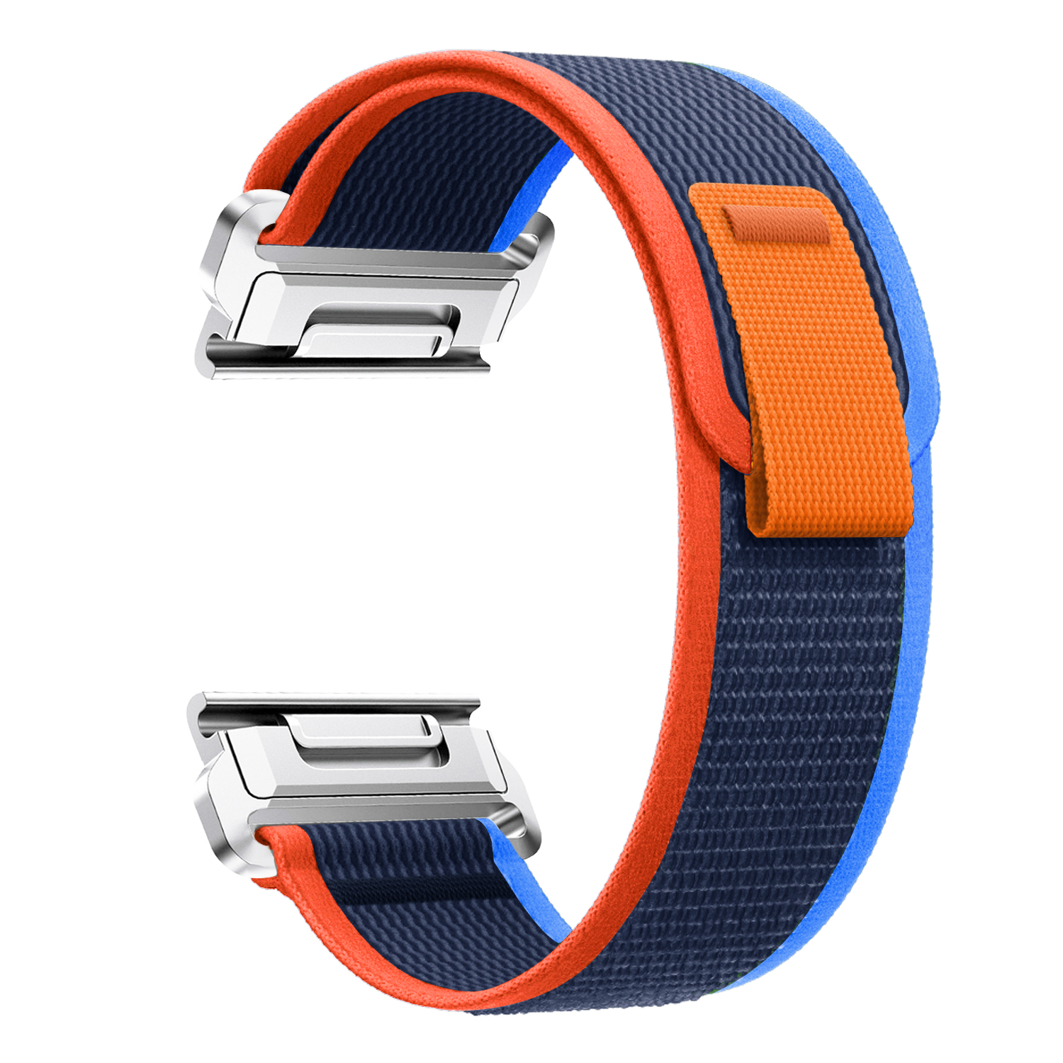 Levně Nylonový řemínek se stahovacím poutkem 22mm Barevná varianta: Modro-oranžový