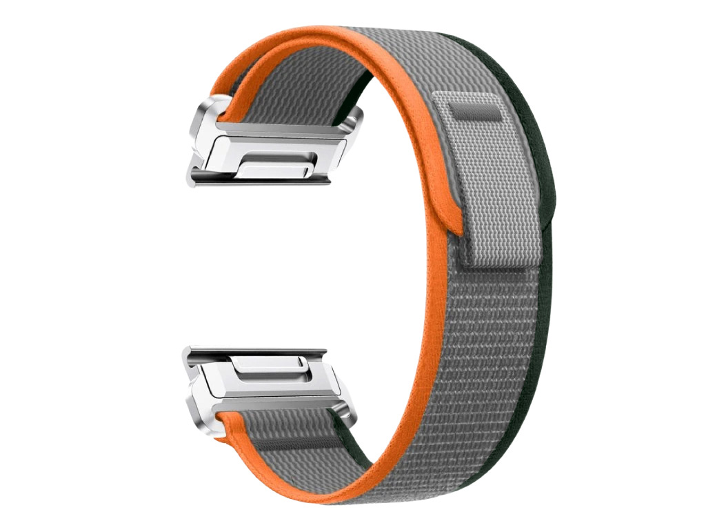 Levně Nylonový řemínek se stahovacím poutkem 26mm Barevná varianta: Oranžovo-Šedý