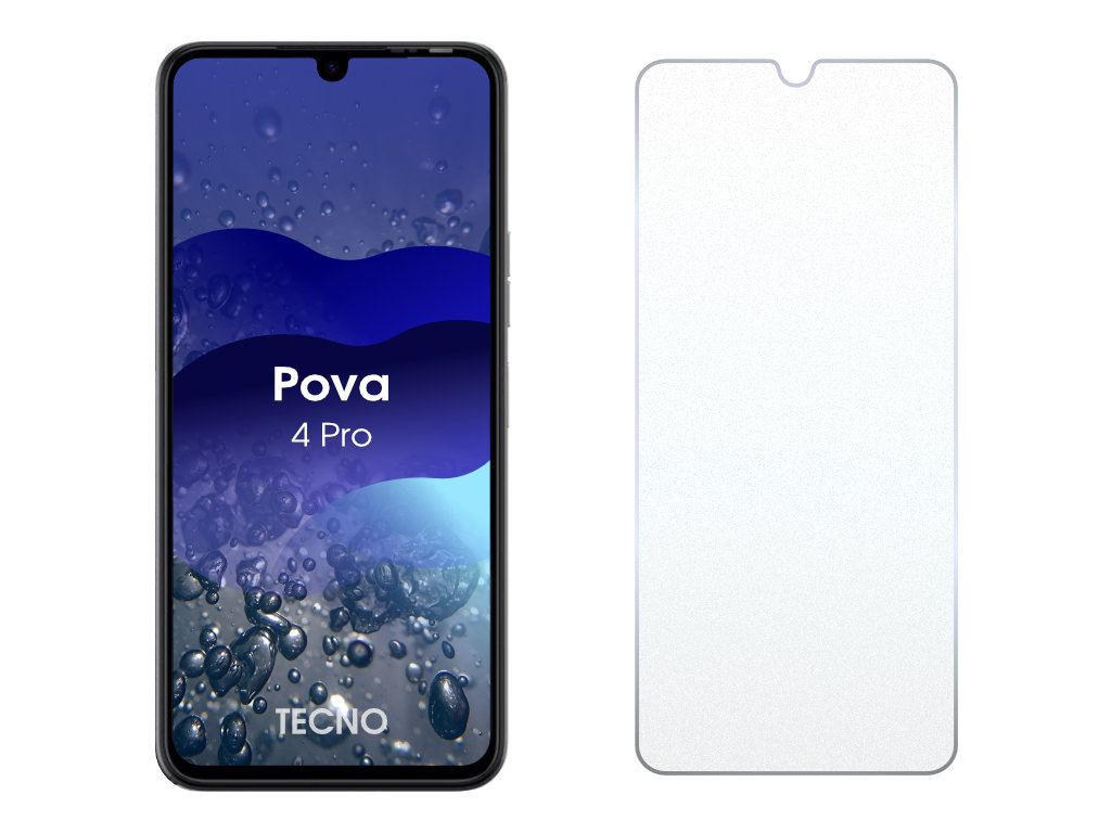 Levně 2.5D Ochranné tvrzené sklo na Tecno Pova 4 Pro