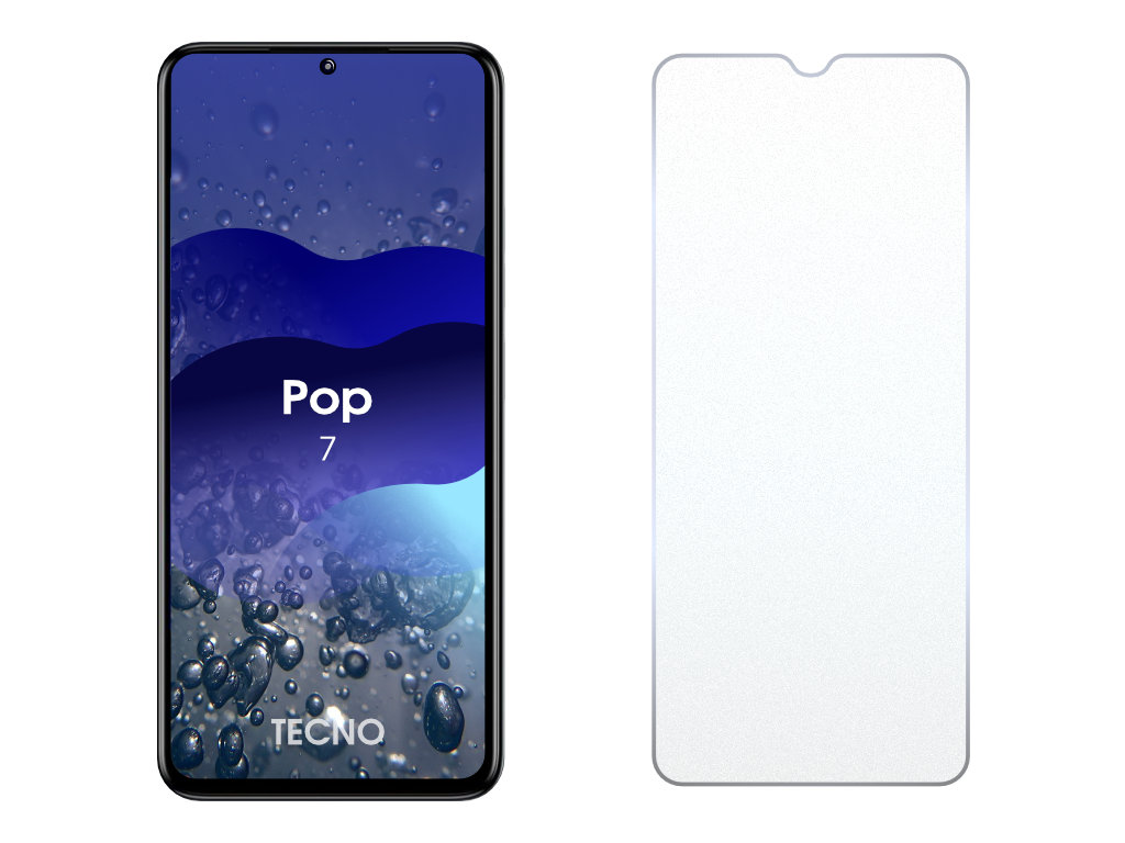 Levně 2.5D Ochranné tvrzené sklo na Tecno Pop 7