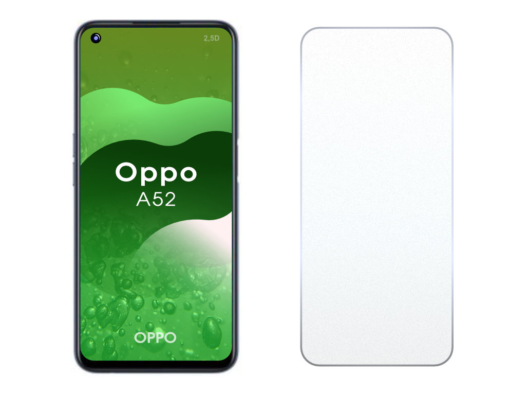 Levně 2.5D Ochranné tvrzené sklo na Oppo A52