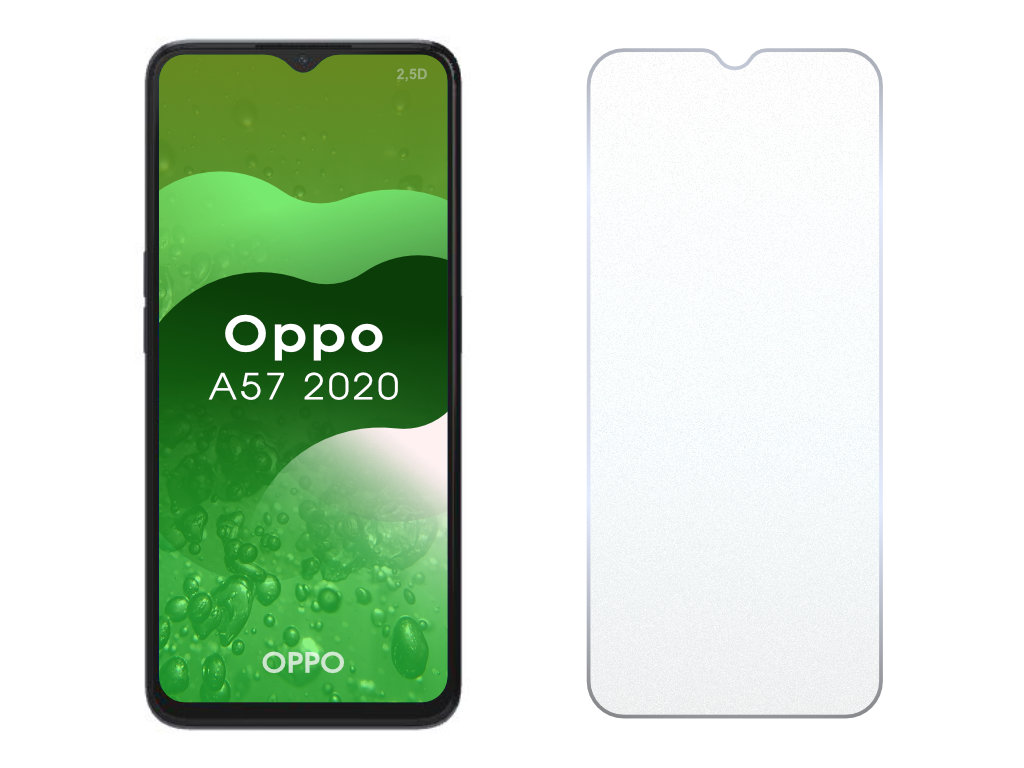 Levně 2.5D Ochranné tvrzené sklo na Oppo A57 2020