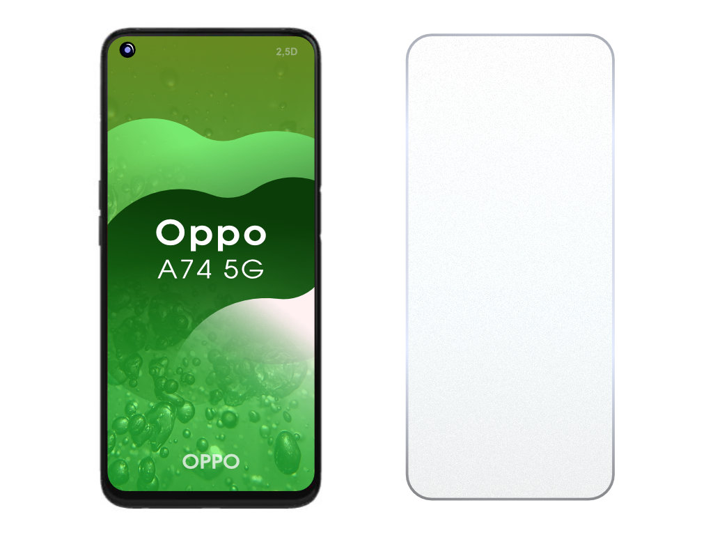 Levně 2.5D Ochranné tvrzené sklo na Oppo A74 5G
