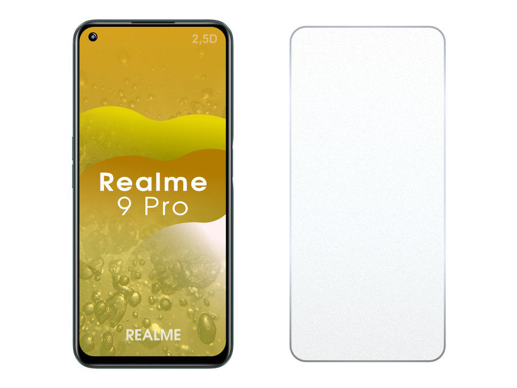 Levně 2.5D Ochranné tvrzené sklo na Realme 9 PRO