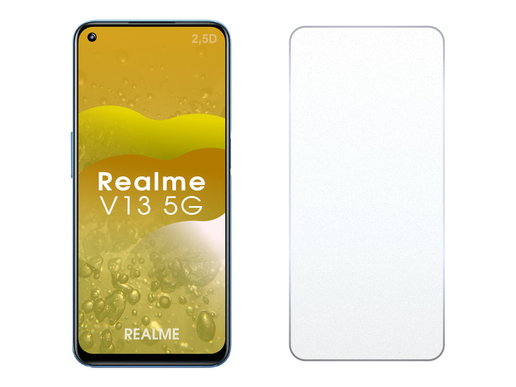 Levně 2.5D Ochranné tvrzené sklo na Realme V13 5G