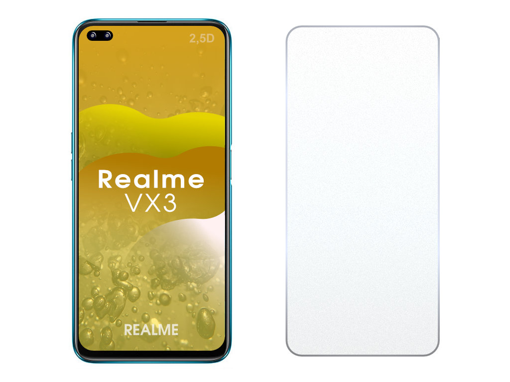 Levně 2.5D Ochranné tvrzené sklo na Realme X3