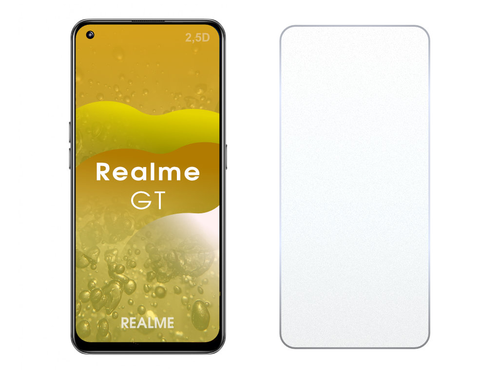 Levně 2.5D Ochranné tvrzené sklo na Realme GT