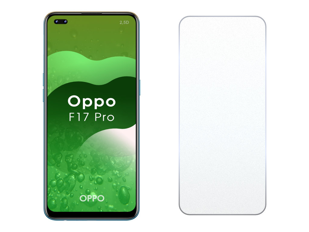 Levně 2.5D Ochranné tvrzené sklo na Oppo F17 Pro