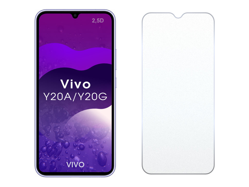 Levně 2.5D Ochranné tvrzené sklo na Vivo Y20A/Y20G