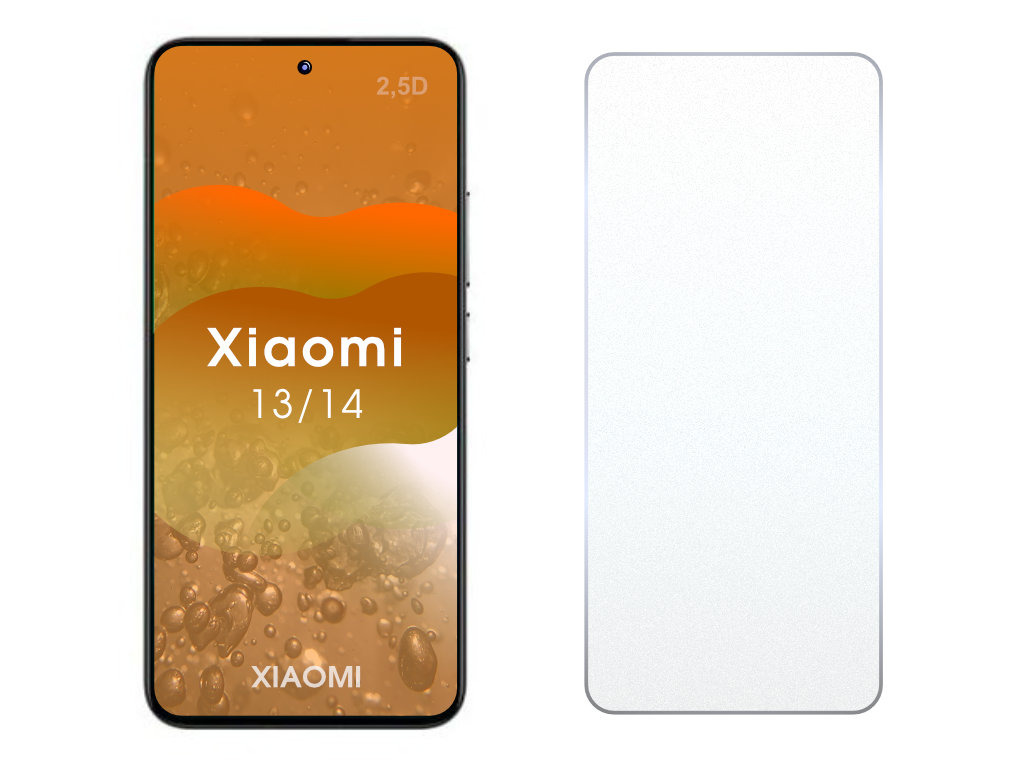 Levně 2.5D Ochranné tvrzené sklo na Xiaomi Mi 13/Mi 14
