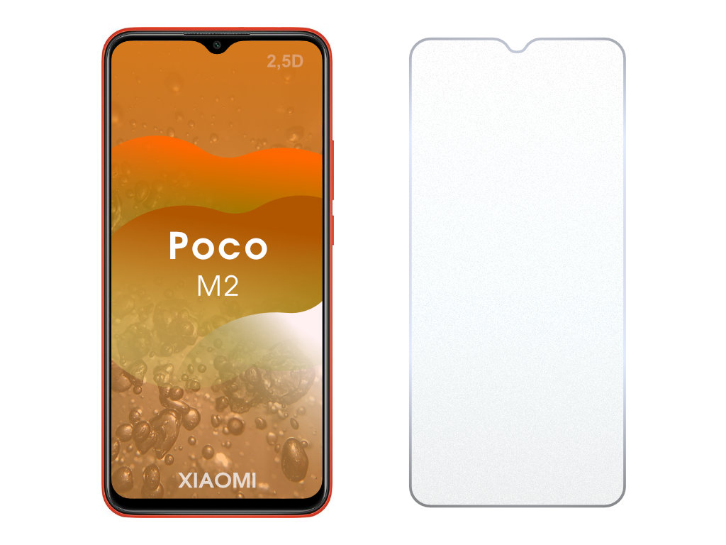 Levně 2.5D Ochranné tvrzené sklo na Xiaomi Poco M2