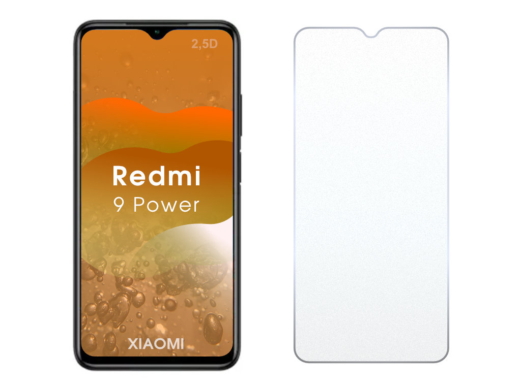 Levně 2.5D Ochranné tvrzené sklo na Xiaomi Redmi 9 Power