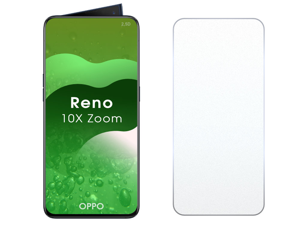 2.5D Ochranné tvrzené sklo na Oppo Reno 10X Zoom