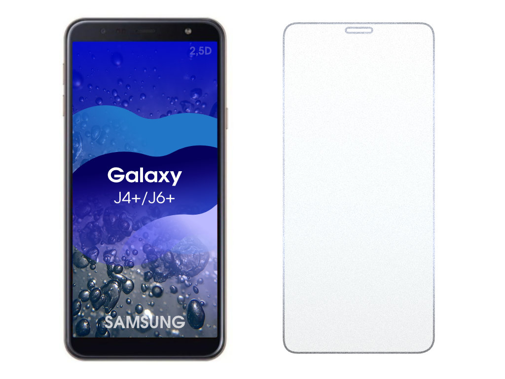 2.5D Ochranné tvrzené sklo na Samsung Galaxy J4+/J6+