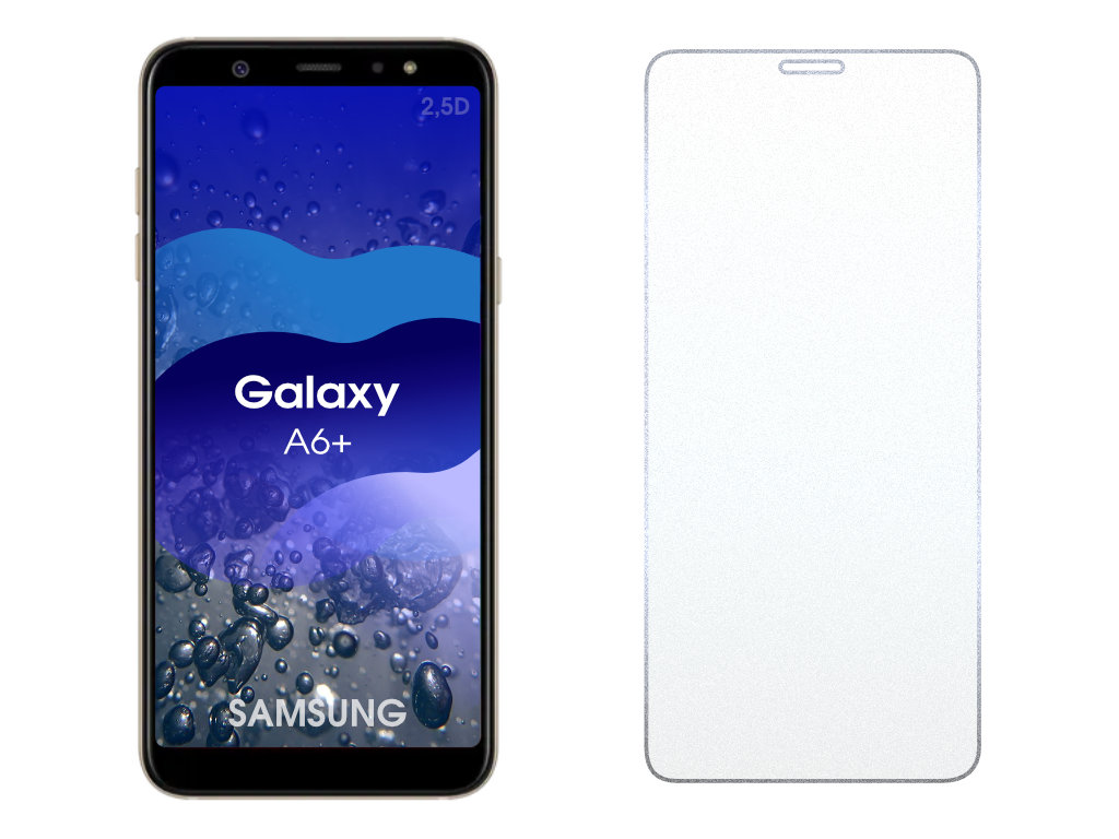 2.5D Ochranné tvrzené sklo na Samsung Galaxy A6+