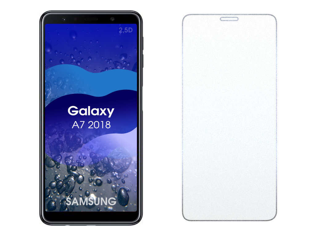 2.5D Ochranné tvrzené sklo na Samsung Galaxy A750/A7 2018