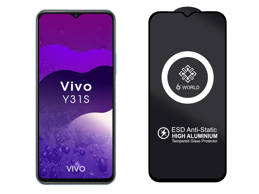 Levně ESD 3D Ochranné tvrzené sklo na Vivo Y31S
