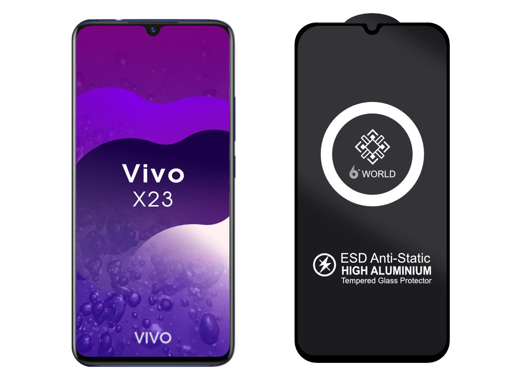 Levně ESD 3D Ochranné tvrzené sklo na Vivo X23